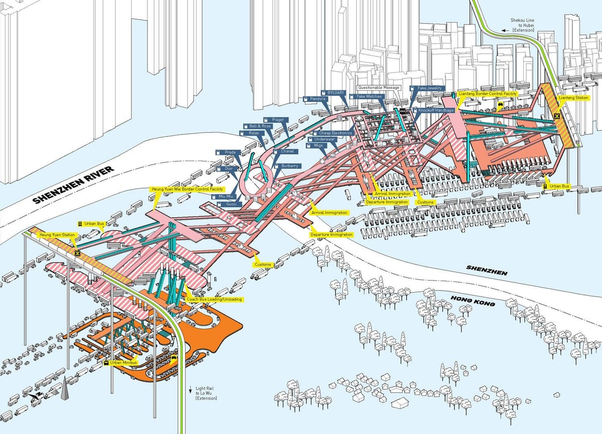χάρτης της Shenzhen 3d