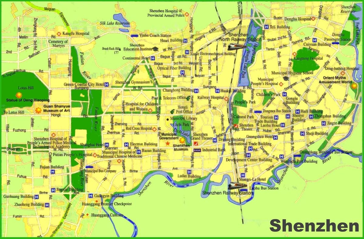 χάρτης της Shenzhen offline