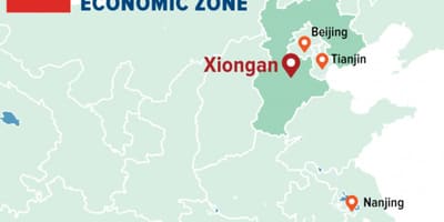 Χάρτης της Shenzhen ειδική οικονομική ζώνη