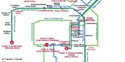 Χάρτης της Shenzhen λεωφορείο